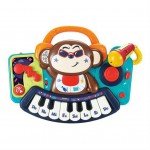 HOLA TOYS MONKEY PIANO GAME SET WITH MICROPHONE - image-1